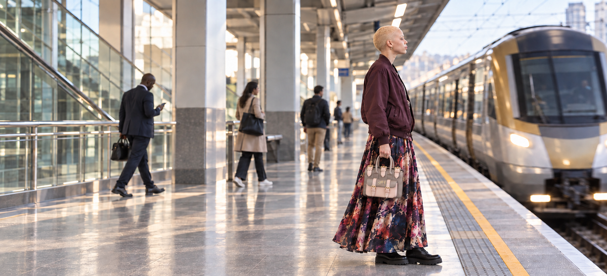 Frank Harvey Safety Handbag travel lifestyle hero