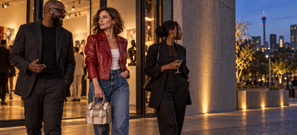Frank Harvey Safety Handbag evening lifestyle hero